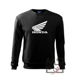 Pánska mikina s motívom Honda 15 čierna M