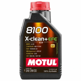 MOTUL Motorový olej 8100 X-clean+ EFE 0W-30 1L