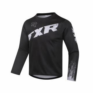 TXR Detský motokrosový dres Pulse čierny XS