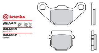 BREMBO brzdové dosky moto 07KA07SX