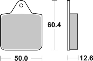 SBS Brzdové doštičky 756ATS