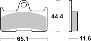 SBS Brzdové doštičky 799SI
