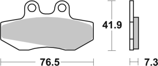 SBS Brzdové doštičky 148HF