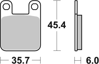 SBS Brzdové doštičky 559RSI