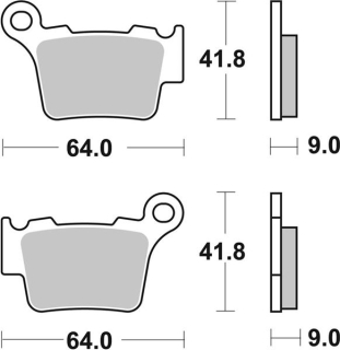 SBS Brzdové doštičky 791RSI