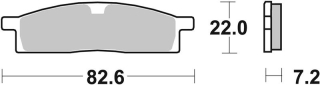 SBS Brzdové doštičky 589RSI