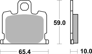 SBS Brzdové doštičky 547HF