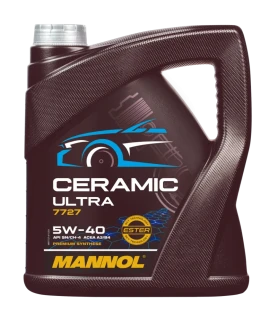 MANNOL Motorový olej 7727 Ceramic Ultra 5W-40 - 4L