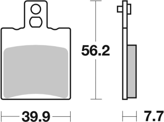SBS Brzdové doštičky 149HF