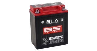 BS-BATTERY BB12A-A/B 12V 12Ah 150A (YB12A-A, YB12A-B) 134x80x161mm L+ AGM bezúdržbová motobatéria