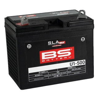 BS-BATTERY U1-500 12V 30Ah 500A (U1-500) 195x125x176mm L+ AGM bezúdržbová motobatéria