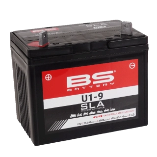 BS-BATTERY U1-9 12V 28Ah 300A (12N24-4A) 195x125x176mm L+ AGM bezúdržbová motobatéria