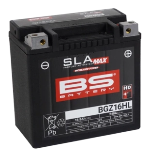 BS-BATTERY BGZ16HL 12V 16Ah 240A (GYZ16HL) 150x88x145mm P+ AGM bezúdržbová motobatéria