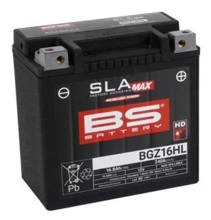 BS-BATTERY BGZ16HL 12V 16Ah 240A (GYZ16HL) 150x88x145mm P+ AGM bezúdržbová motobatéria