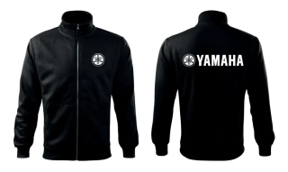 Mikina na zips s motívom Yamaha 3XL čierna 