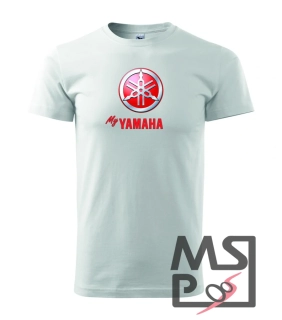 Pánske tričko s moto motívom 66 My YAMAHA biele L