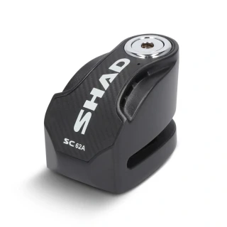 SHAD Zámok na kotúč s alarmom SC62A C0S6210A čierna čap 10 mm