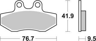 SBS Brzdové doštičky 192HF