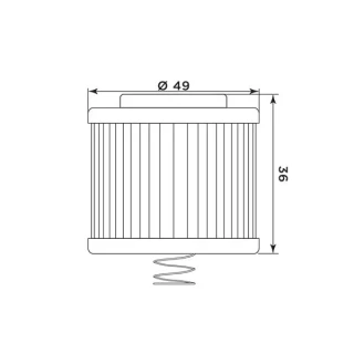 MIW Olejový filter Y4020 (alt. HF540)