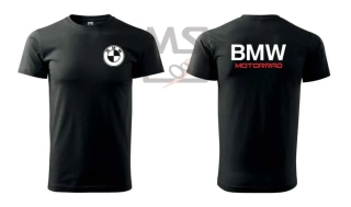 Tričko s motívom BMW MOTORRAD čierne L