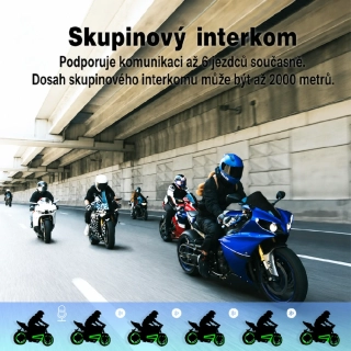 MaxTo Bluetooth interkom M2S
