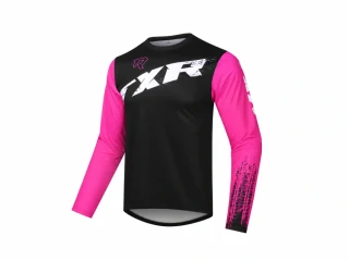TXR Motokrosový dres Pulse čierno-ružový M