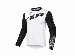 TXR Motokrosový dres Pulse bielo-čierny XXL