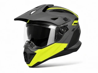 TXR Enduro prilba Explorer čierno-sivo-fluo žltá XL