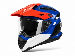 TXR Enduro prilba Explorer modro-bielo-červená L