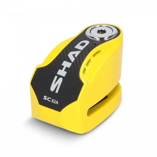SHAD Zámok na kotúč s alarmom SC62A C0S6213A žltá čap 10 mm
