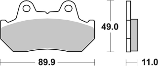 SBS Brzdové doštičky 542LS