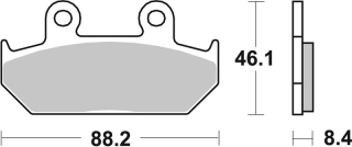 SBS Brzdové doštičky 600HS