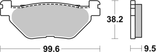 SBS Brzdové doštičky 769HF