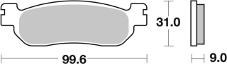 SBS Brzdové doštičky 728LS