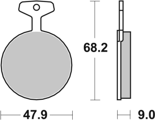 SBS Brzdové doštičky 504HF