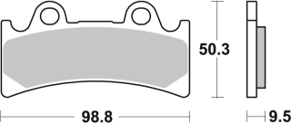 SBS Brzdové doštičky 683HS