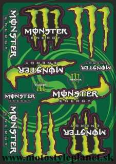 Nálepky moto Monster Energy 4