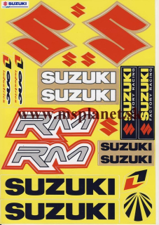 Nálepky moto Suzuki 1