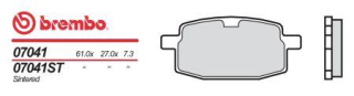 BREMBO brzdové dosky moto 07041