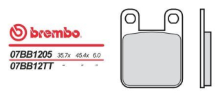 BREMBO brzdové dosky moto 07BB1205