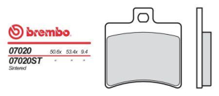 BREMBO brzdové dosky moto 07020