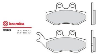 BREMBO brzdové dosky moto 07049