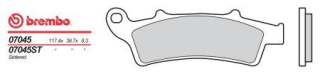 BREMBO brzdové dosky moto 07045