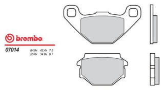 BREMBO brzdové dosky moto 07014