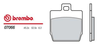 BREMBO brzdové dosky moto 07066