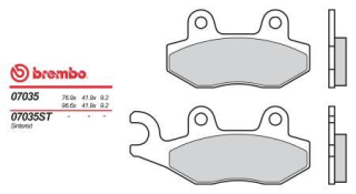 BREMBO brzdové dosky moto 07035