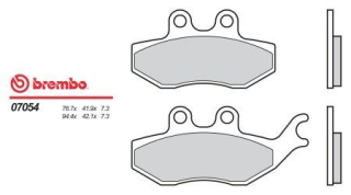 BREMBO brzdové dosky moto 07054
