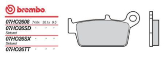 BREMBO brzdové dosky moto 07HO26SD