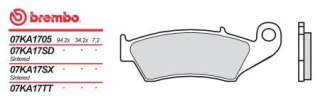 BREMBO brzdové dosky moto 07KA17SD