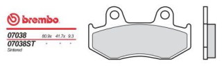 BREMBO brzdové dosky moto 07038